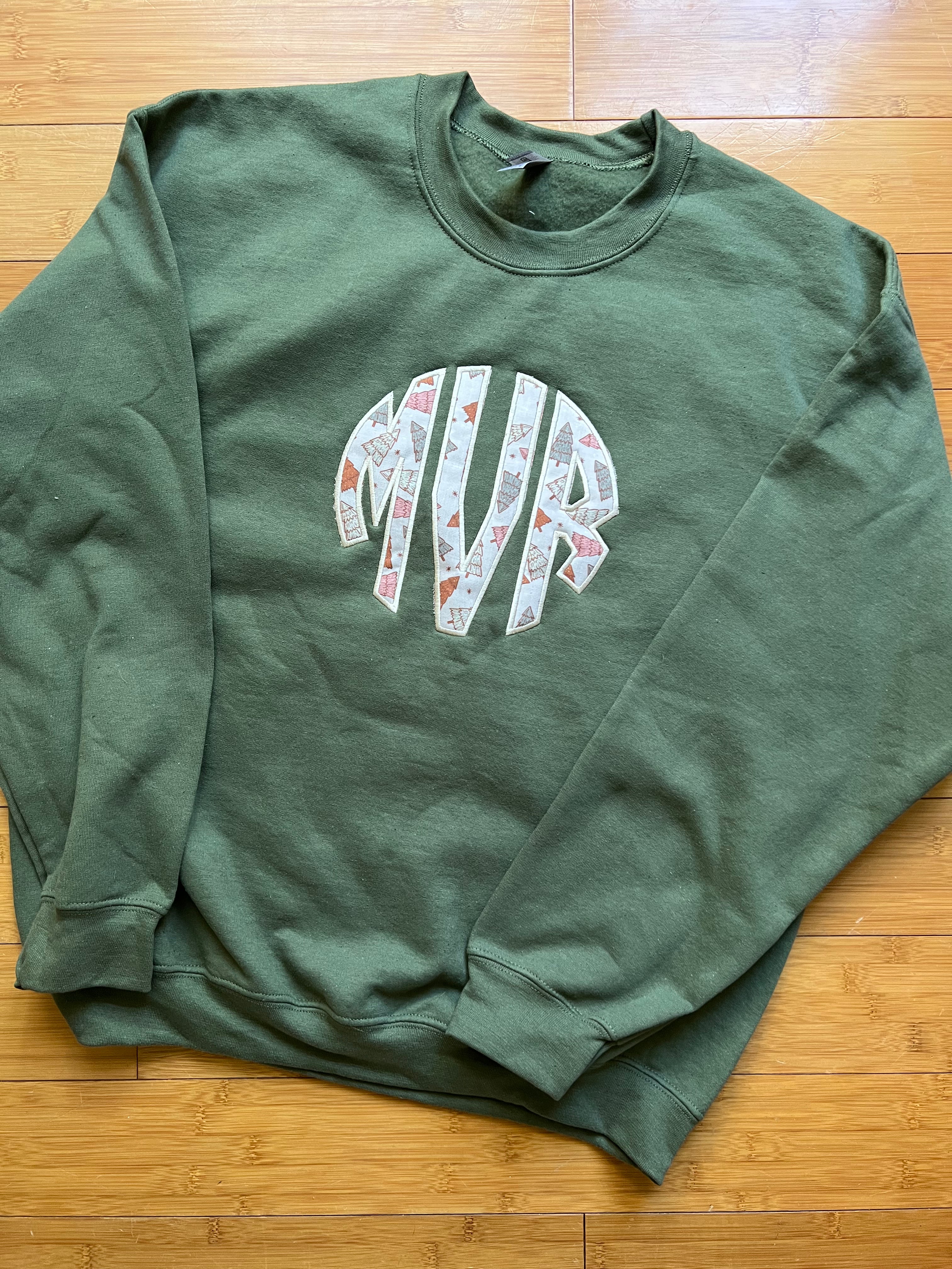 giant monogram sweatshirt