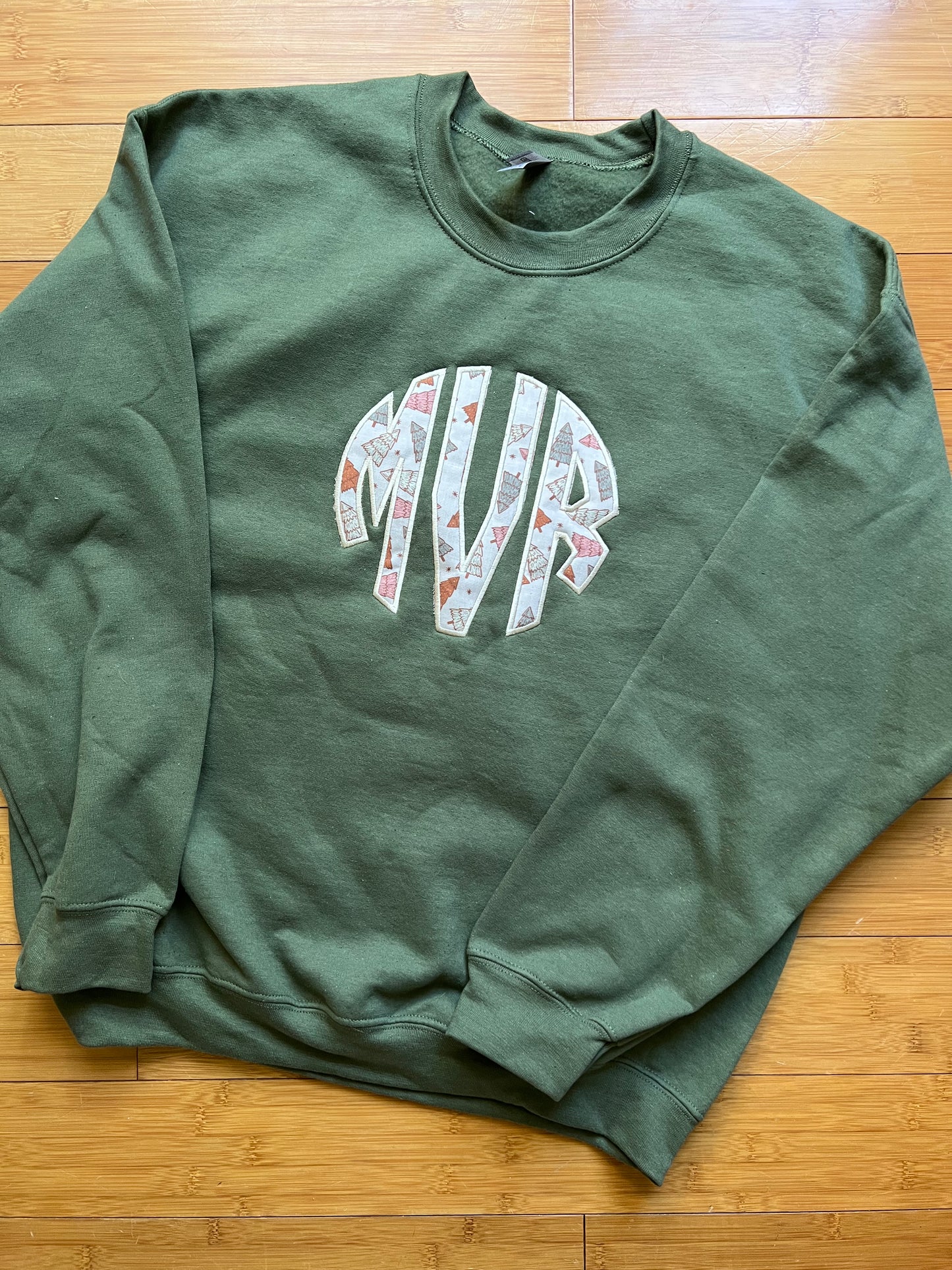 Christmas Monogram Appliqué