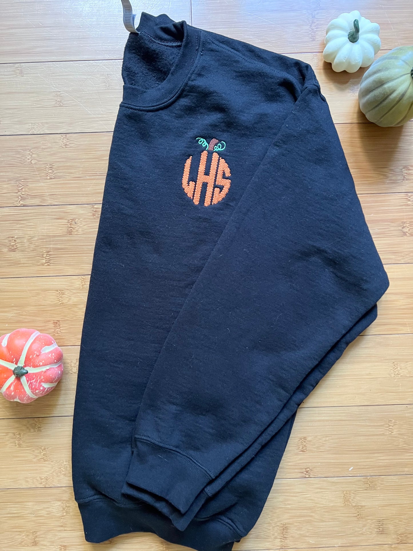 Monogram Scalloped Pumpkin Sweatshirt
