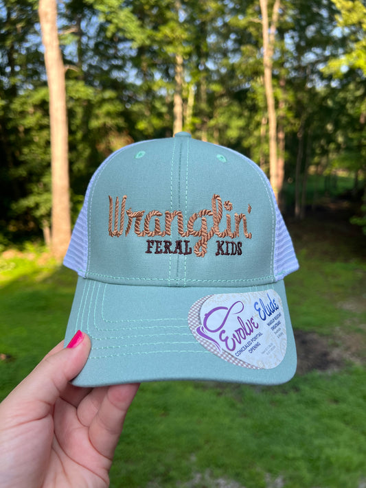 Wranglin' Feral Kids Women's Trucker Hat