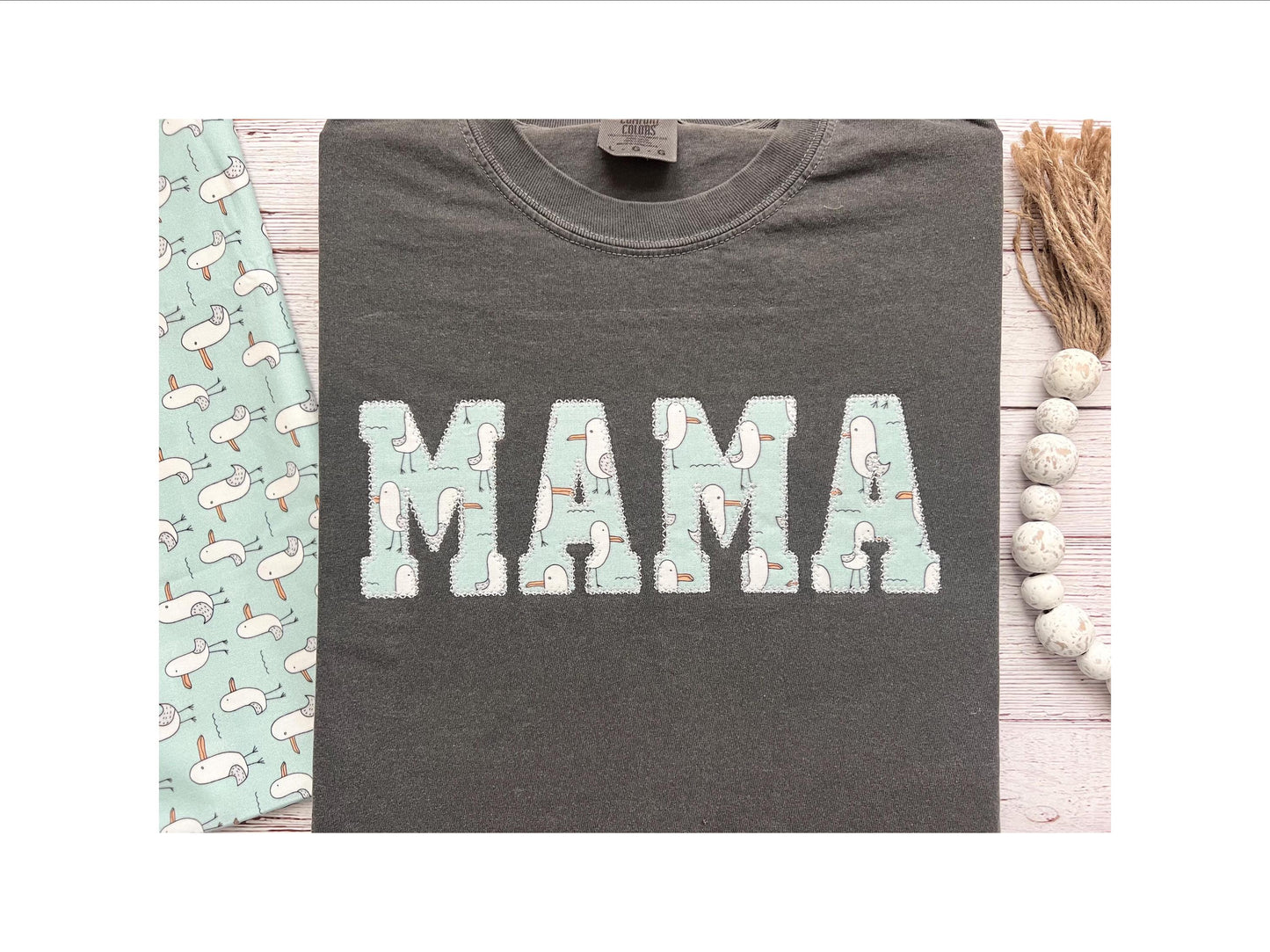 Seagull MAMA Comfort Colors T-Shirt - Embroidered