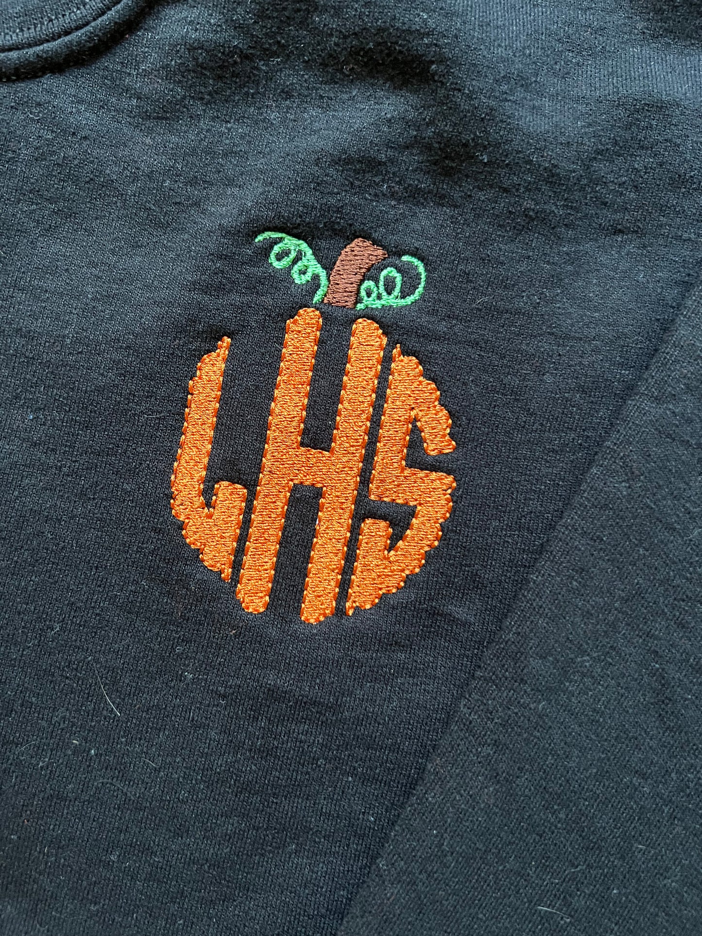 Monogram Scalloped Pumpkin Sweatshirt